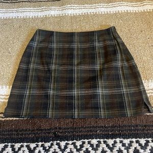Plaid skirt